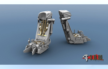 Кресла катапультные К-36ДМ1 для С-17М3 (спарка) (HobbyBoss)