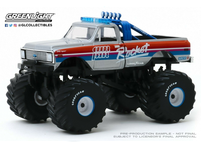 CHEVROLET K-10 Monster Truck "Rocket" Bigfoot 1972