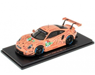 PORSCHE 911 RSR (991) #92 "Porshe Team Pink Pig Tribute" Winner LMGTE PRO Le Mans 2018 Christensen - Estre - Vanthoor