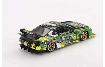 NISSAN Silvia S15 №555 LB-Super Silhouette RHD Formula Drift Japan(2024), green/black