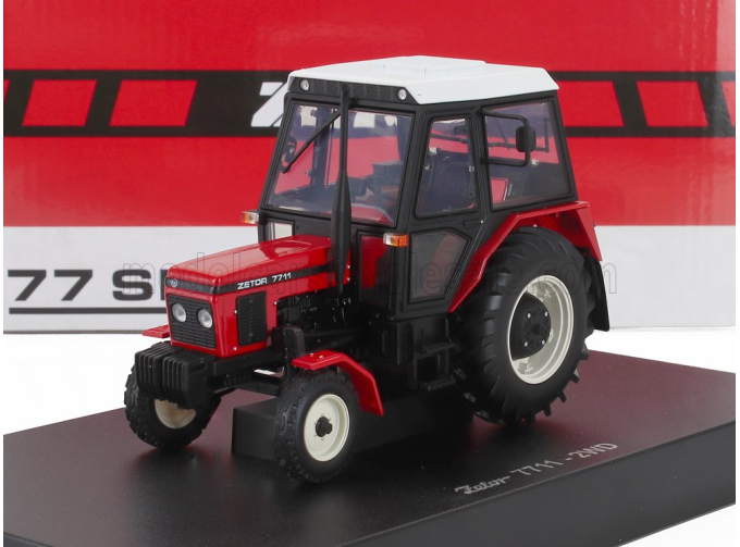 ZETOR 7211 2wd Tractor (1961), Red White
