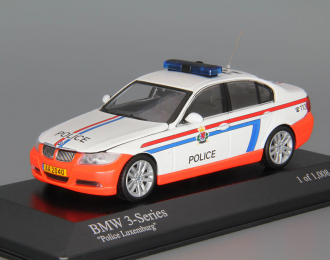 BMW 3-Series Police Luxemburg (2005), white