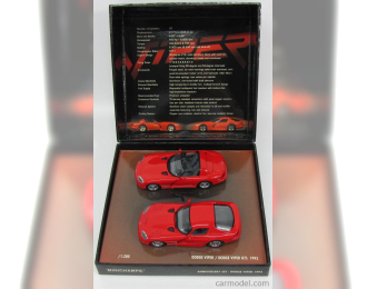 DODGE Viper 1993-2003 - 10 Years Set Anniversary, red