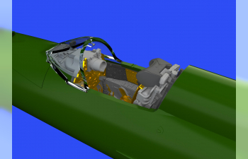 Набор дополнений к модели МиГ-21ПФМ кабина