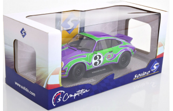 PORSCHE 911 RSR No 3 Hippie Tribute (1973), purple green