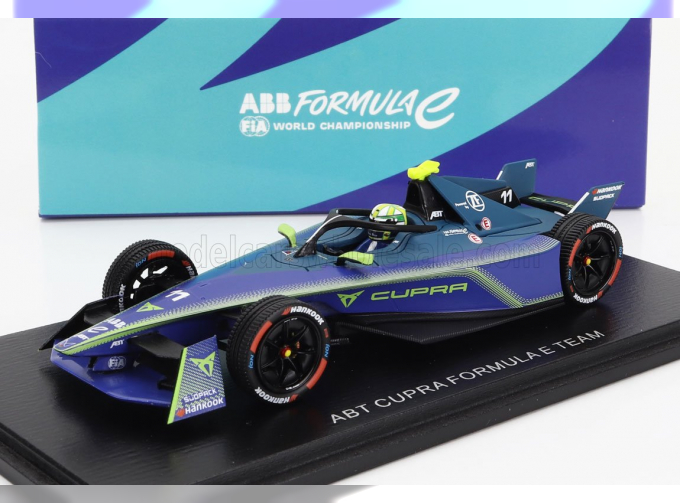 MAHINDRA Formula-e M9 Electro Team Abt Cupra N11 Season (2023-2024) Lucas Di Grassi, Blue Yellow