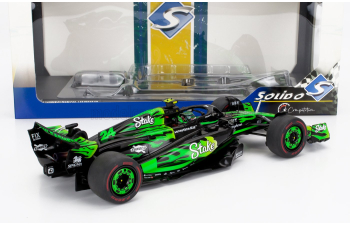 SAUBER F1 C44 Team Stake Kick №24 Las Vegas Usa Gp (2024) Zhou Guanyu, Green Black