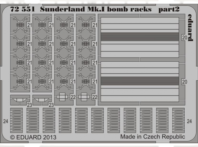 Фототравление для Sunderland Mk.I boMERCEDES-BENZ racks