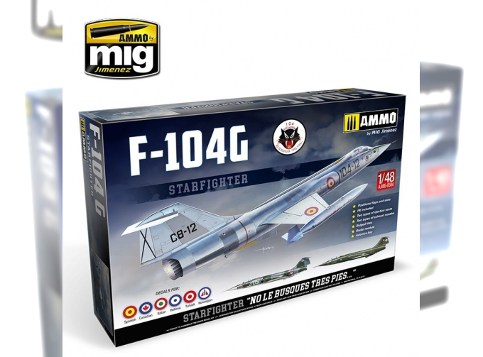 Сборная модель американский истребитель F-104G Starfighter - Испанская, канадская, итальянская, греческая, норвежская, турецкая версии