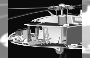 Сборная модель Вертолет HH-60H Rescue hawk Late Version