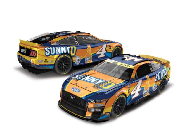 FORD Mustang #4 Kevin Harvick *Sunny D* Elite, blue/orange/yellow 2023