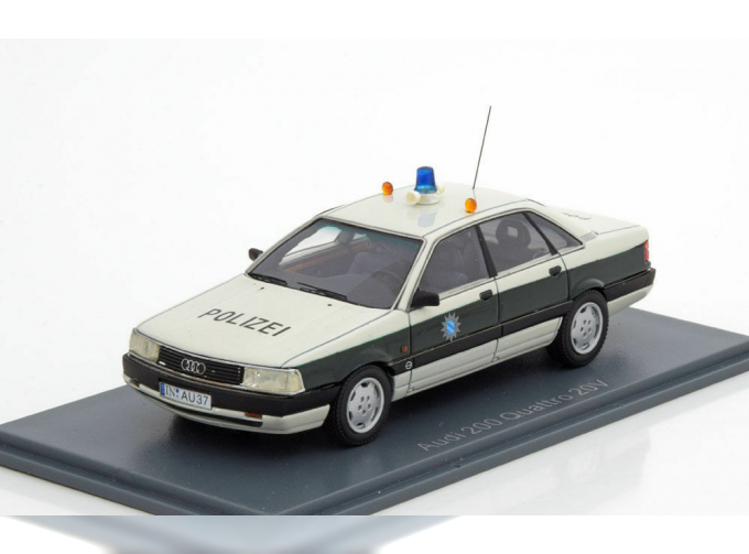 AUDI 200 Quattro 20V Polizei, white/ green