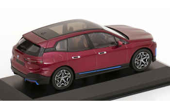 BMW iX (2022), red metallic