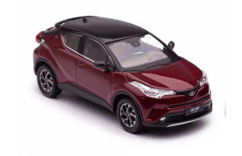 TOYOTA C-HR (Izoa) (2019), темно-красный металлик с черным