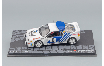 FORD RS200 #8 K.Grundel - B.Melander, white / blue