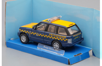 RANGE ROVER H M Coastguard (2003), blue / yellow