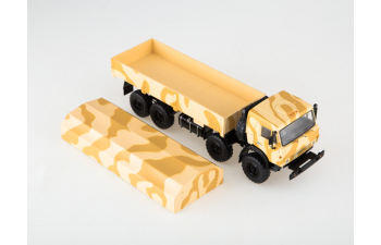 Камский грузовик 6350 Мустанг, камуфляж пустынный