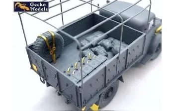 Сборная модель British GS Truck 30cwt 4x2 Bedford OXD (wooden cargo body)