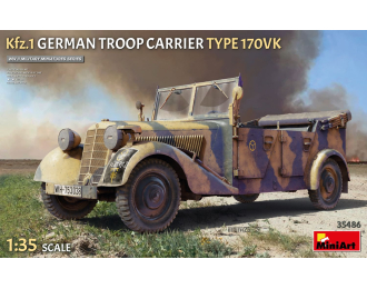 Сборная модель MERCEDES-BENZ 170vk German Military Troop Carrier 1936