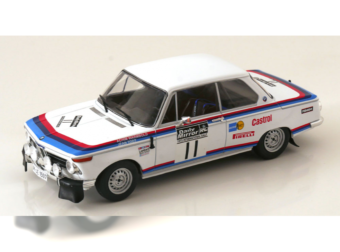 BMW 2002 Team Bmw Motorsport (night Version) №11 Rally Rac (1973) Achim Warmbold - Jean Todt, White