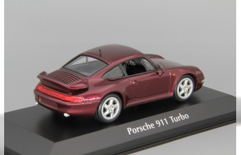 PORSCHE 911 Turbo (993) (1993), red metallic