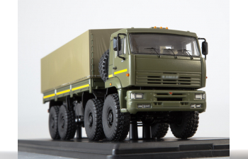 Камский грузовик 6560 бортовой (с тентом) рестайлинг, хаки