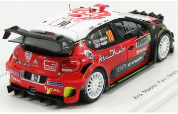 CITROEN C3 Wrc Team Citroen Total Abu Dhabi Wrt N10 Rally Montecarlo (2018) K.Meeke - P.Nagle, Red White