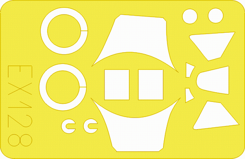 Окрасочная маска Британский истребитель Supermarine Spitfire MK.XIV