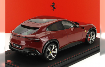 FERRARI Purosangue Suv Panoramic Roof (2022) - Con Vetrina - With Showcase, Rosso Mugello - Red Met