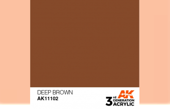 Краска акриловая 3rd Generation Deep Brown 17ml