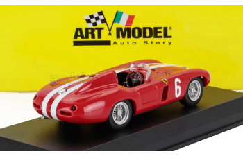 FERRARI 750 Monza Spider S/n.0554 №6 Eifelrennen Nurburgring (1955) Masten Gregory, Red White