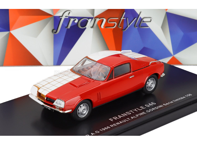 RENAULT Alpine Gordini Etude R.a.g. (1966), Red White