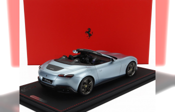 FERRARI Roma Spider Open (2020) - Con Vetrina - With Showcase, Grigio Alloy - Grey