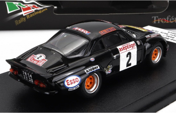 RENAULT Alpine A110 Esso N2 Winner Rally Mont-blanc (1976) B.Saby - "tilber", black