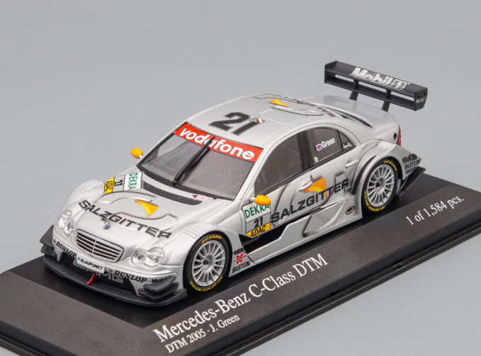 MERCEDES-BENZ C-Class W203 Team Persson Salzgitter DTM 2005 Jamie Green #21, silver