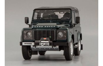 LAND ROVER Defender 90, antree green with black roof