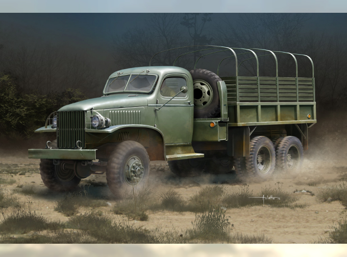 Сборная модель Грузовик US GMC CCKW-352 Steel Cargo Truck