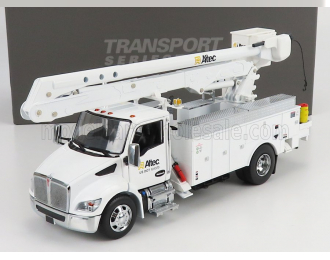 KENWORTH T380 Truck Altec Aa55 Gru Crane Elevator Con Piattaforma Cestello (2010), white