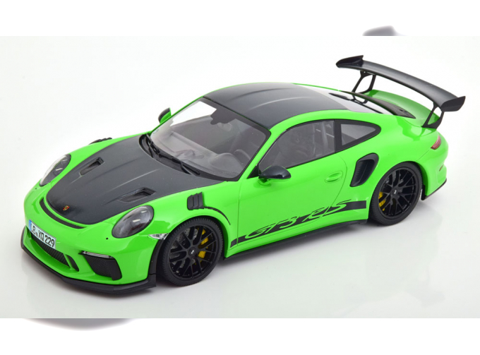 PORSCHE 911 (991 II) GT3 RS (2019), hellgrün /schwarz