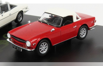 TRIUMPH Coffret Box Set 3x Collection - Spitfire Mkiii 1962 - Stag Mkii 1955 - Tr6 1960, Light Blue Red White