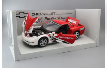 CHEVROLET Corvette Pace Car Daytona (1999), red / red