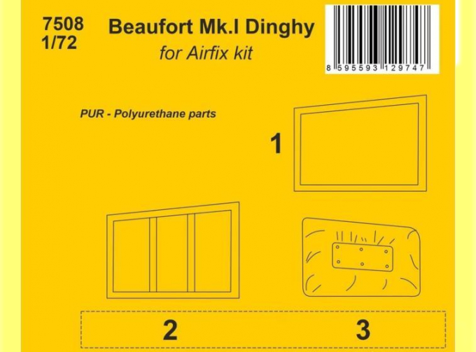 Beaufort Mk.I Dinghy / for Airfix kit