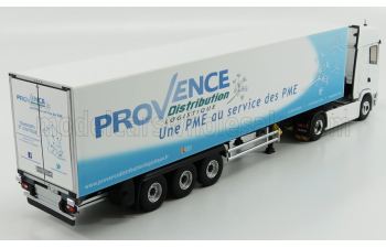 SCANIA S450 Truck Provence Distribution Logistique (2016), White Light Blue