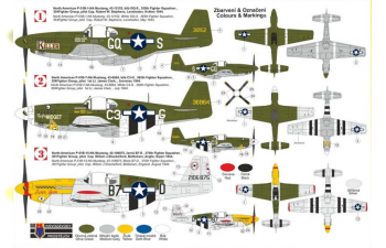 Сборная модель P-51B Mustang Malcolm