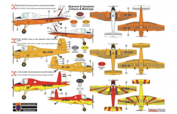 Сборная модель Самолет Z-37A Cmelak