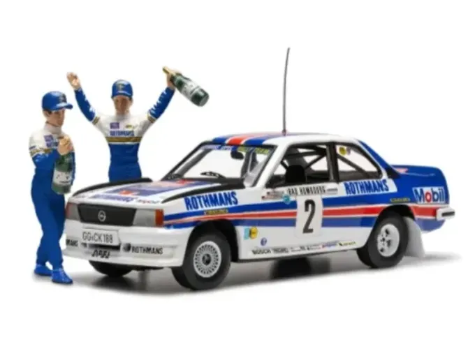 OPEL Ascona 400 №2 Walter Röhrl/Christian Geistdörfer, Rally Monte Carlo (1982), white/blue/red