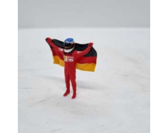 Фигурка Schumacher Ferrari with flag Figure