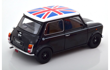 MINI Cooper LHD, black white Union Jack