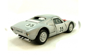 PORSCHE 904 GTS No.35 (откр.двери), 251D/251XD 1:43, серебристый