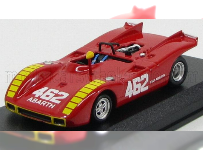 FIAT Abarth Spider 2000 N 462 Winner Sestriere 1970 Arturo Merzario, Red